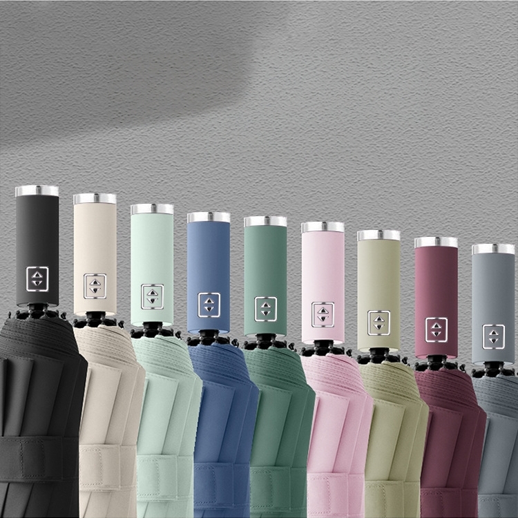 10 Ribs Windproof Automatic Folding Umbrella — Automatic Umbrella OEM for business and corporate programs, custom logo