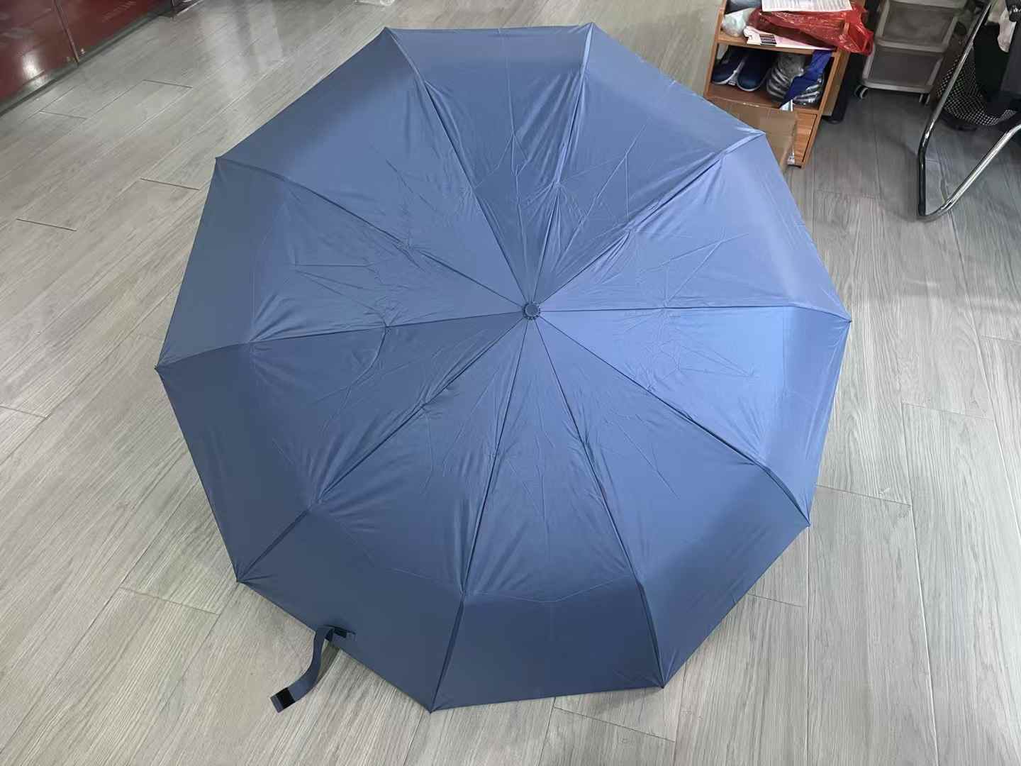 10 Ribs Windproof Automatic Folding Umbrella — Automatic Umbrella OEM for business and corporate programs, custom logo, image 3