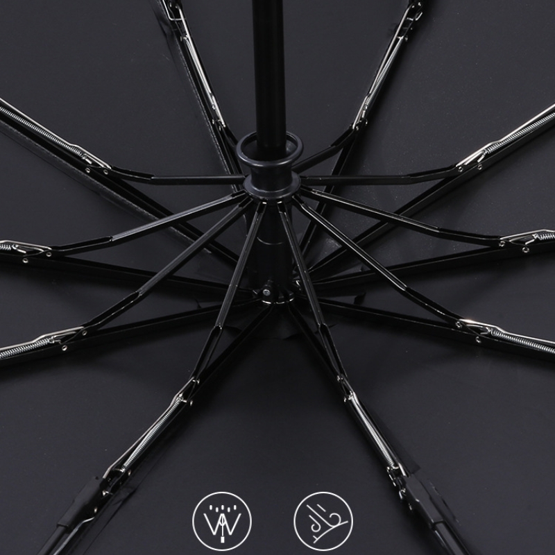 Automatic Folding Umbrella with Led Light OEM detail photo 4