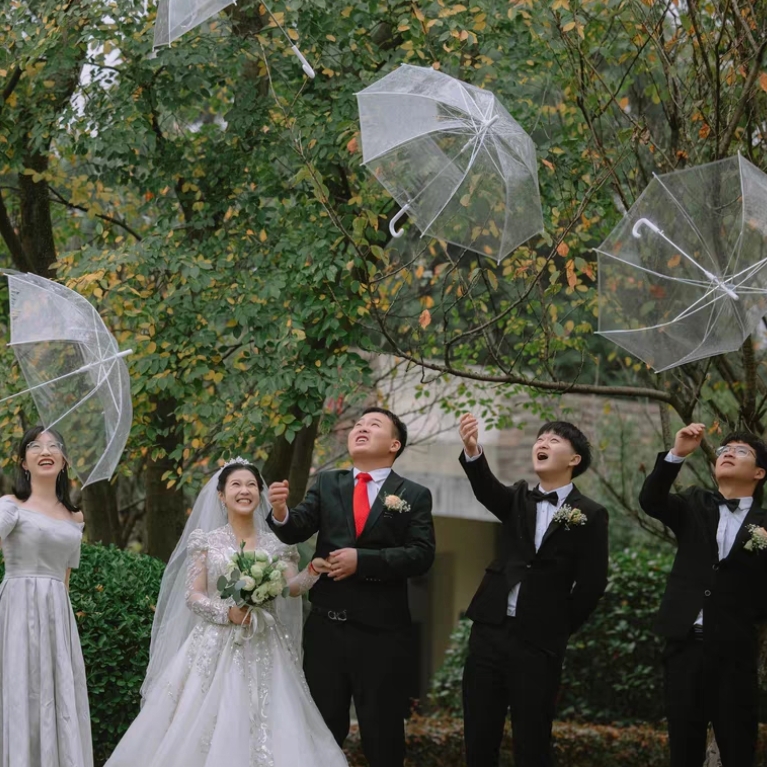 Clear Straight Handle Umbrella with Logo — Golf Umbrella OEM for promotional gift programs, custom logo, image 4