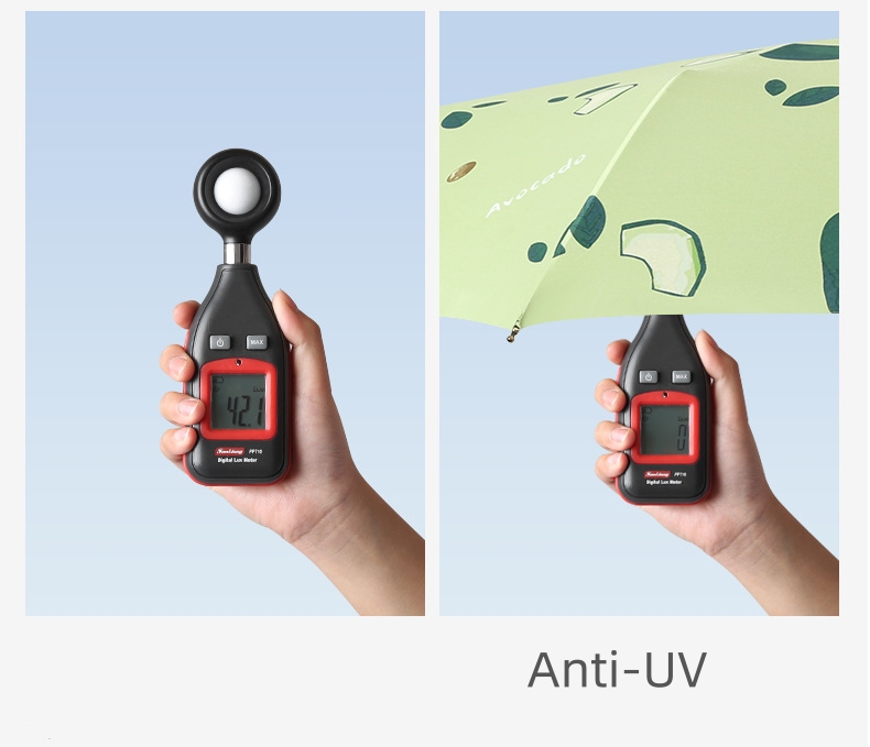 Fruit Pattern Automatic Sunny & Rain Umbrella OEM detail photo 3