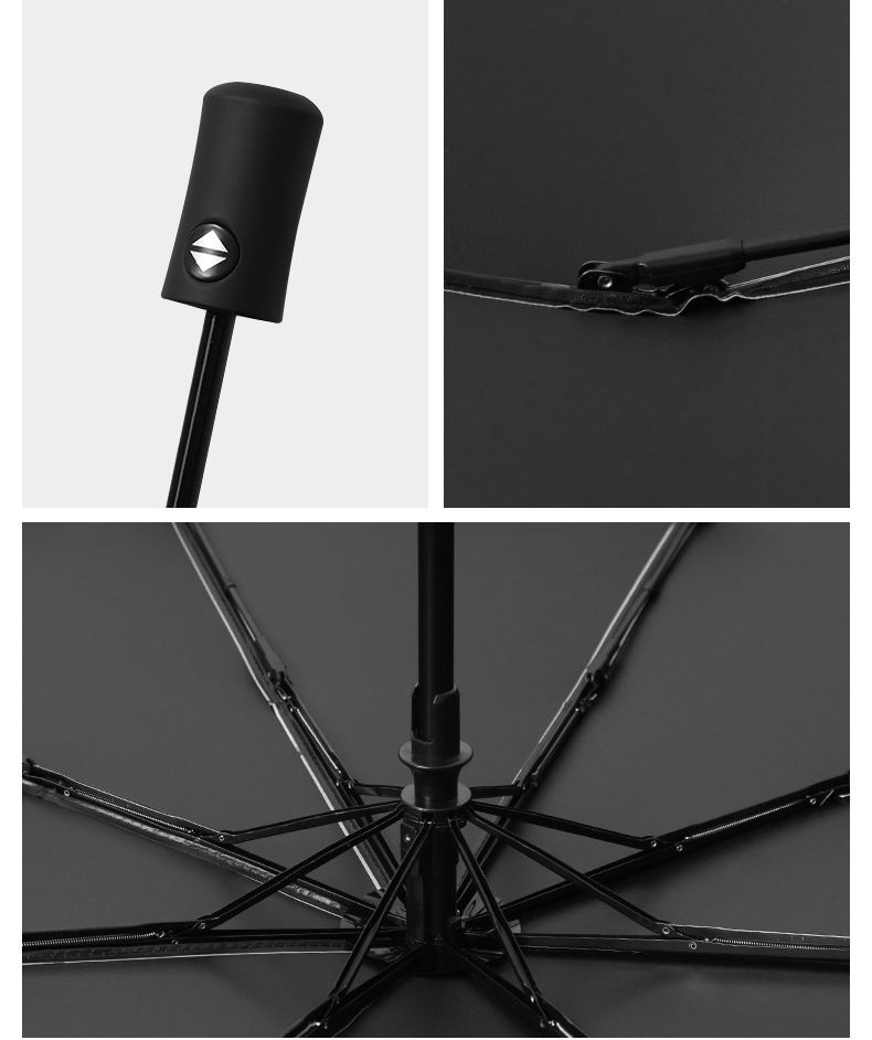 Fruit Pattern Automatic Sunny & Rain Umbrella OEM detail photo 5