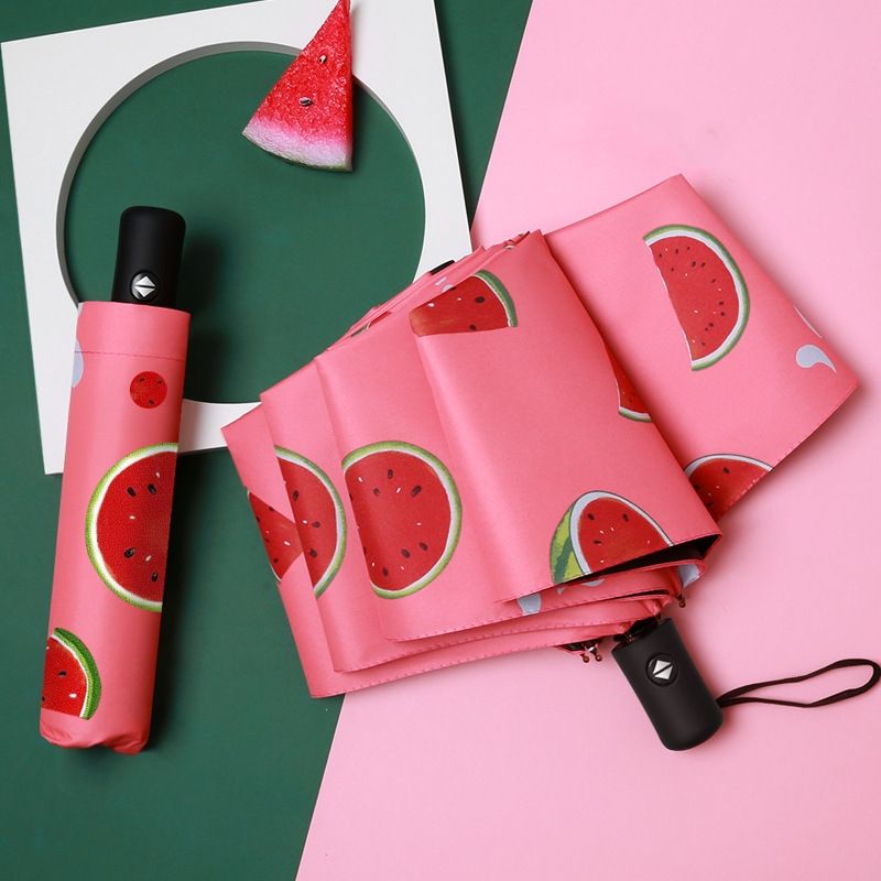 Fruit Pattern Automatic Sunny & Rain Umbrella