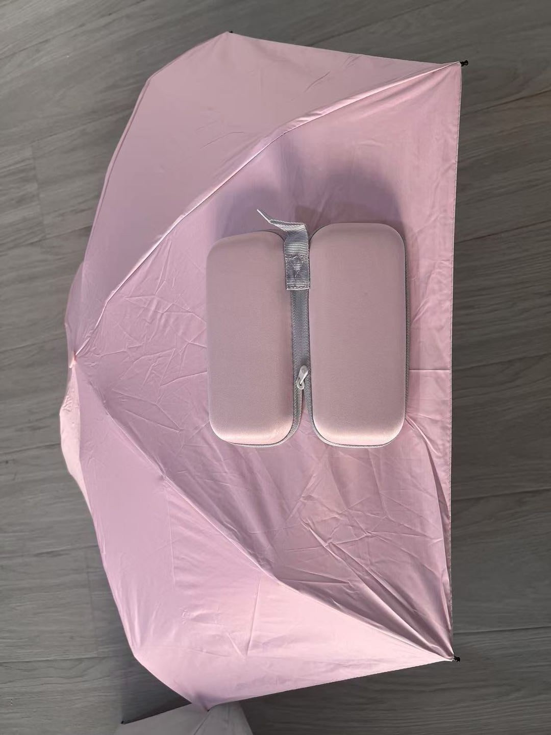 Mini Flat Umbrella with Hard Case — Manual Umbrella OEM for promotional gift programs, custom logo, image 4