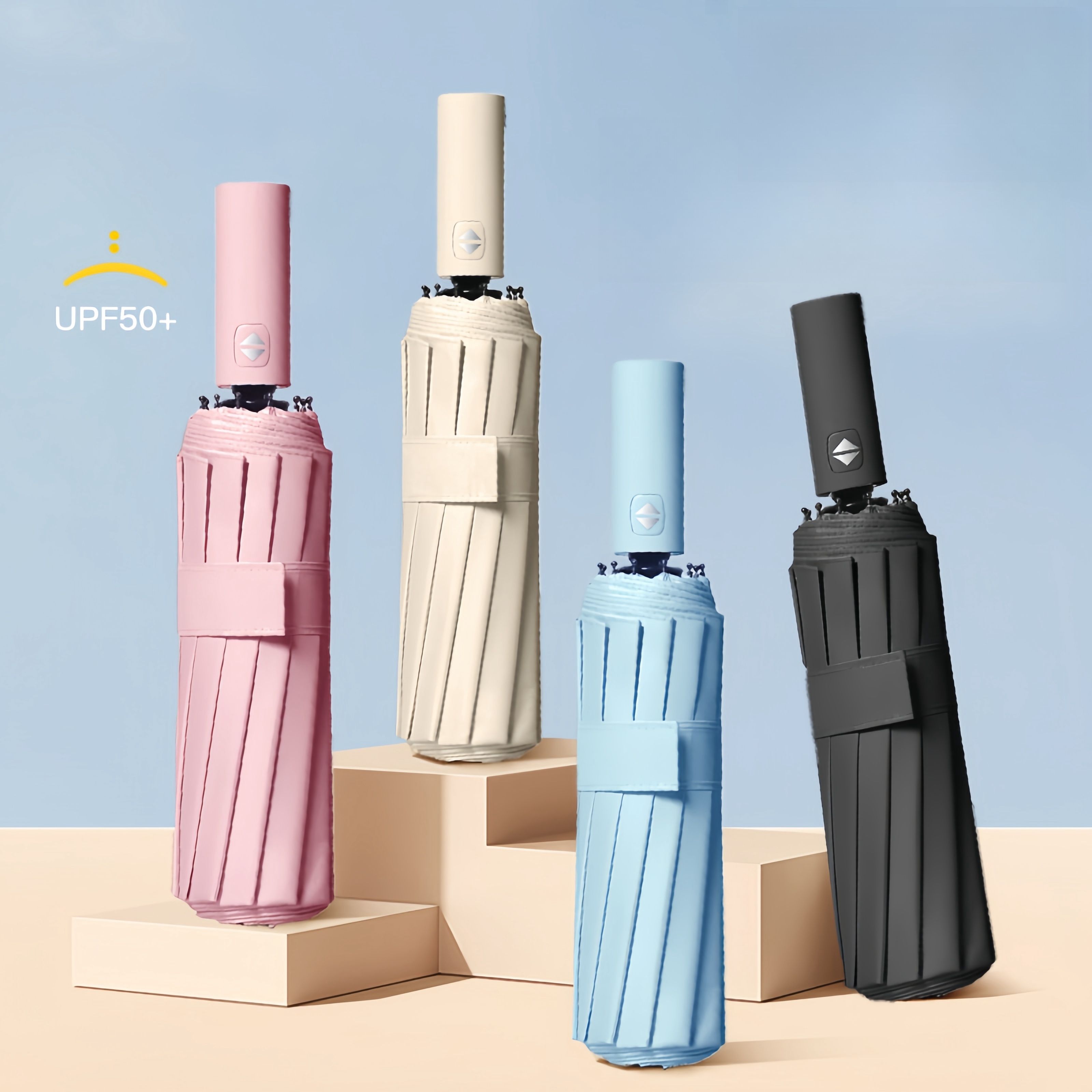 Windproof 24K Strong UPF50+ Storm Umbrella