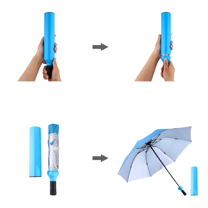 Promotional Gift Wine Bottle Shape Umbrella OEM detail photo 3