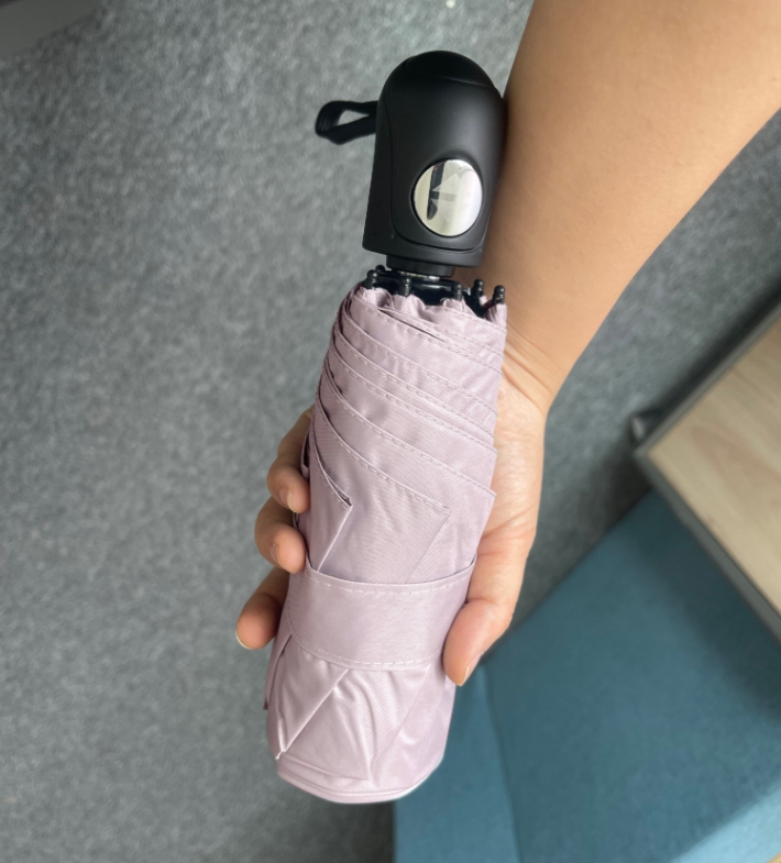 5 Fold Automatic Mini Umbrella — Automatic Umbrella OEM for outdoor and golf programs, custom logo, image 2
