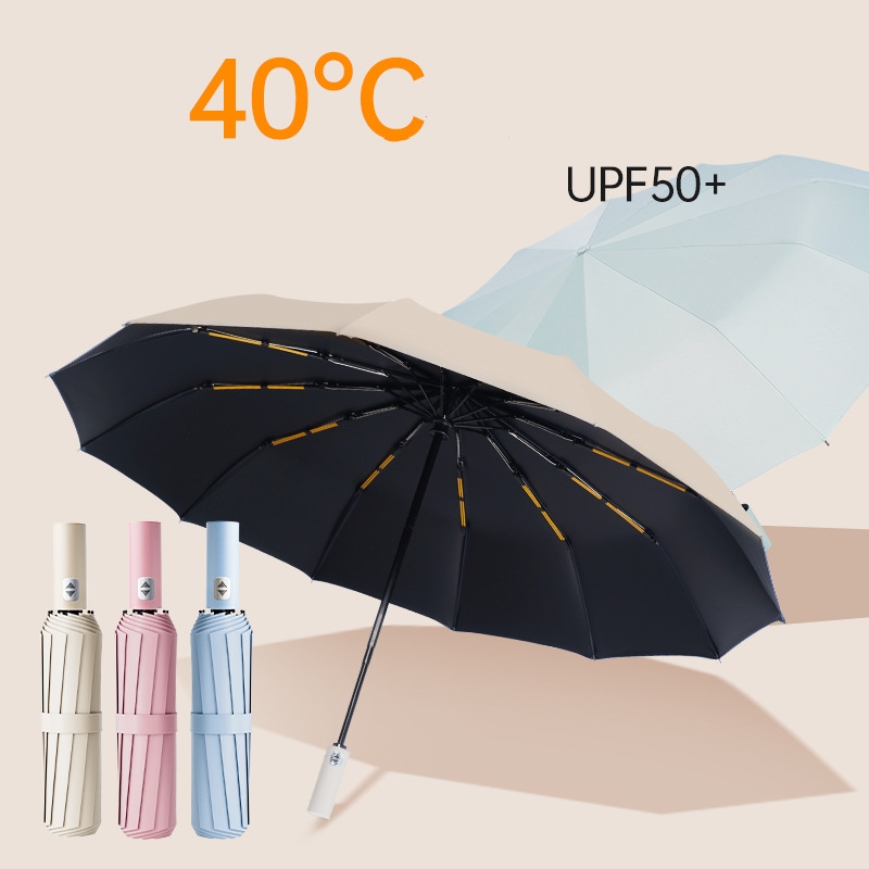 Windproof 24K Strong Storm Auto Umbrella OEM detail photo 6